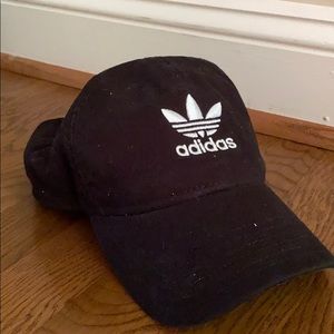 Black Adidas baseball cap